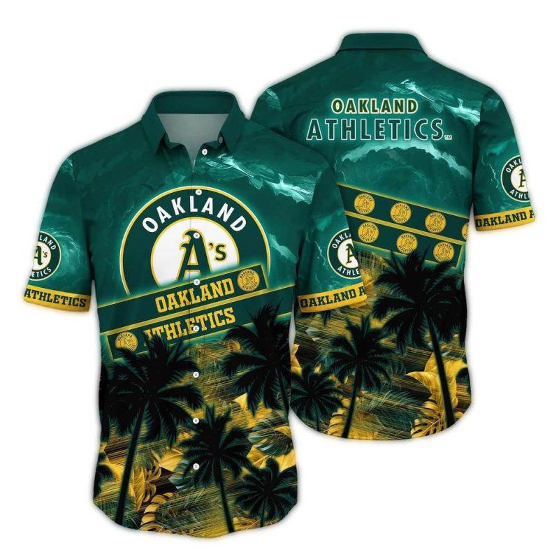 Oakland Athletics Coconut Tropical Hawaiian Shirt 1