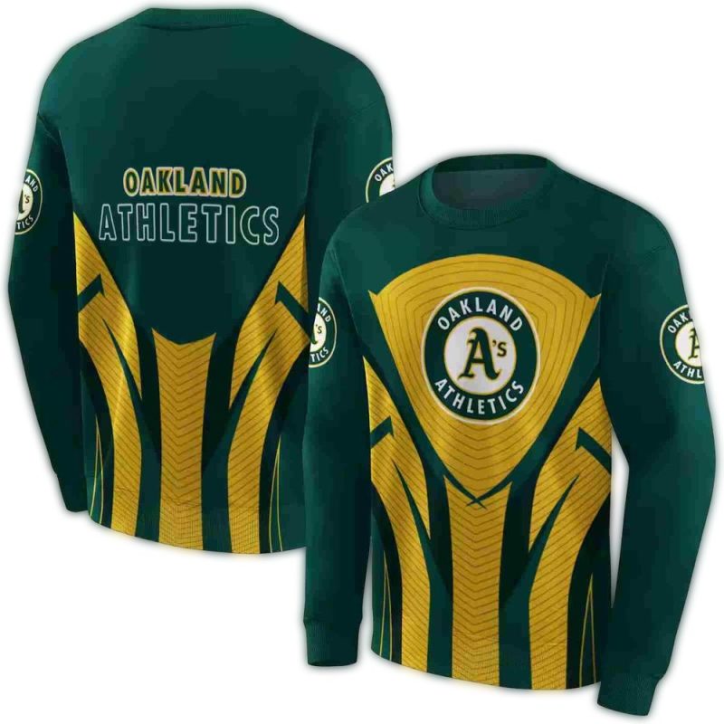 Oakland Athletics Concentric Lines AOP Sweatshirt 1