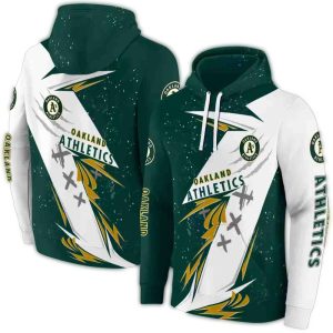 Oakland Athletics All-Over Print Dynamic Hoodie For Fans