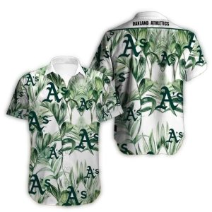 Oakland Athletics Floral Print Summer Hawaiian Shirt For Fans