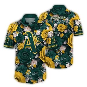 Oakland Athletics Tropical Hawaiian Shirt – Golden Garden Design