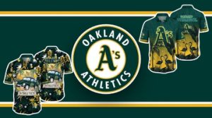 Oakland Athletics Hawaiian Shirt