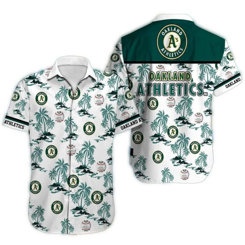 Oakland Athletics Island Breeze Hawaiian Shirt 1