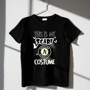 Oakland Athletics Halloween T-Shirt - Scary Costume Tee For Fans
