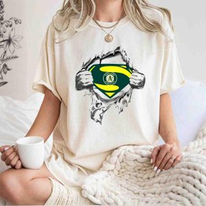Oakland Athletics Superman Logo Graphic T-Shirt For Fans