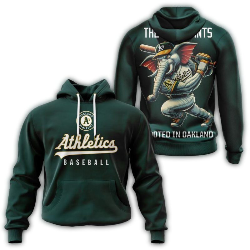 Oakland Athletics The Elephants AOP Hoodie 1