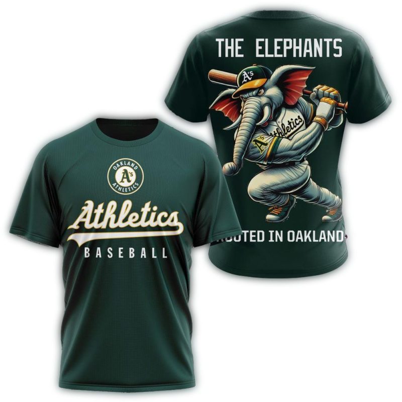 Oakland Athletics The Elephants AOP T Shirt 1