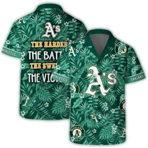 Oakland Athletics Tropical Victory Hawaiian Shirt For Fans And Summer Fun