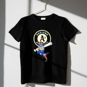 Patriotic Uncle Sam T-Shirt For Oakland Athletics Fans - 4Th Of July Design