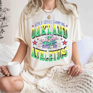 1989 Oakland Athletics World Series Champions T-Shirt - Battle Of The Bay