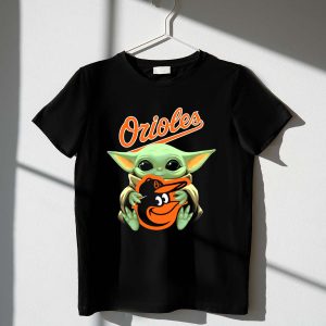 Baltimore Orioles Baby Yoda T-Shirt For Kids - Fun & Stylish Design