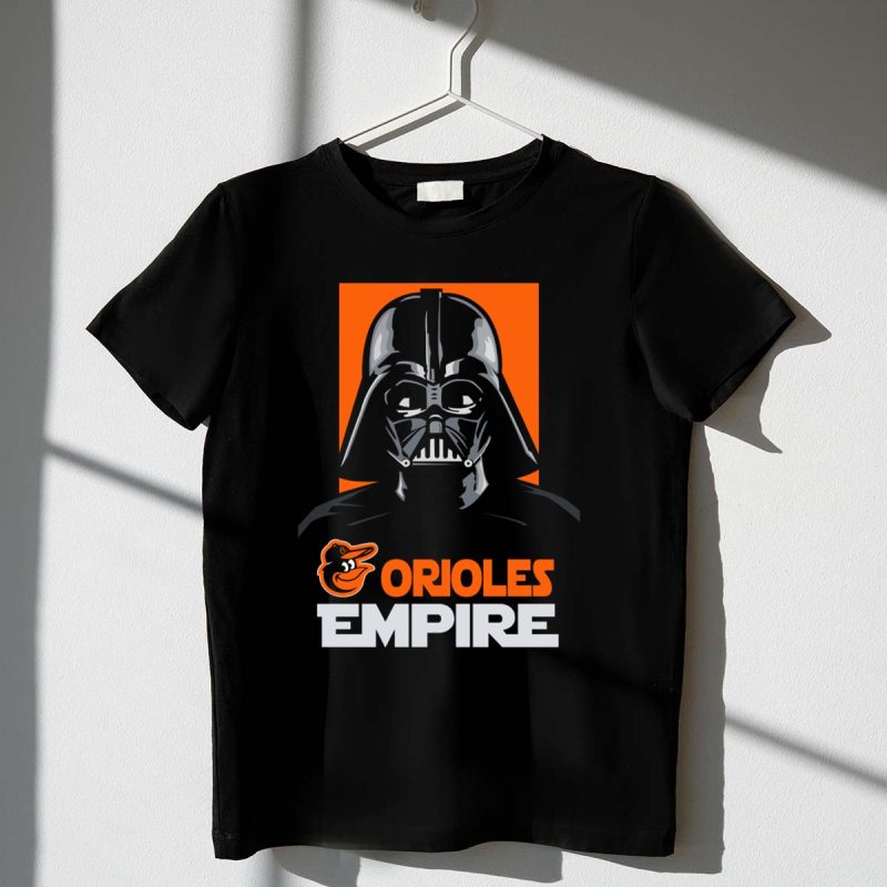 Orioles Empire Darth Vader Baltimore Orioles T Shirt t shirt 1 1