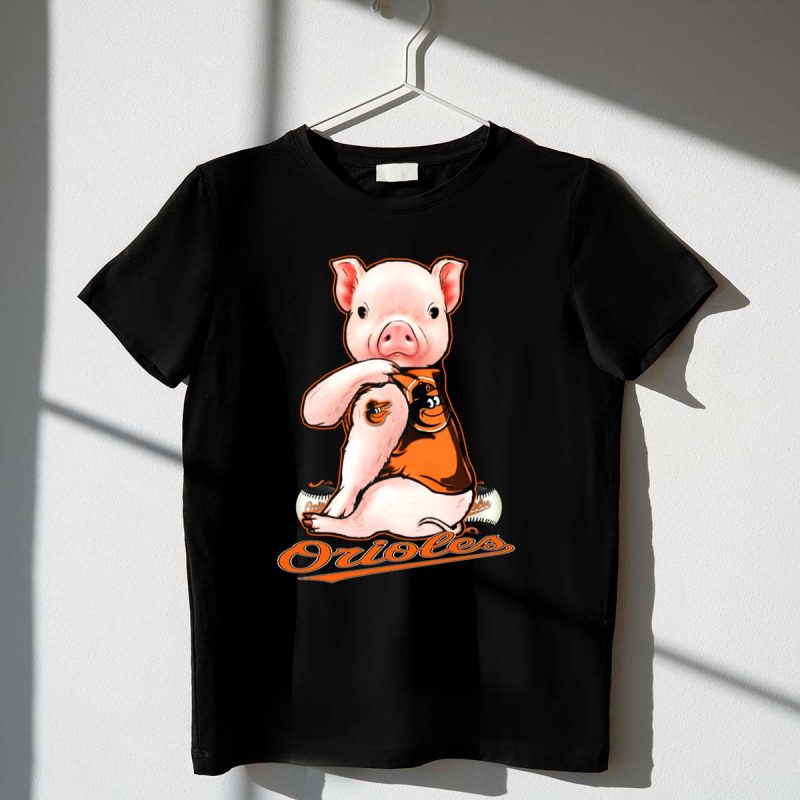 Orioles Pig Mascot Baseball Baltimore Orioles T Shirt t shirt 1 1