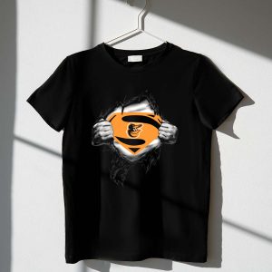 Baltimore Orioles Superman Logo T-Shirt - Stylish Fan Apparel
