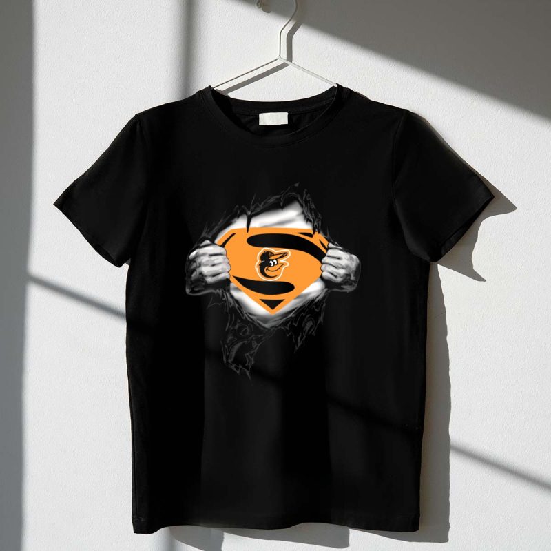 Orioles Superman Logo Baltimore Orioles T Shirt t shirt 1 1