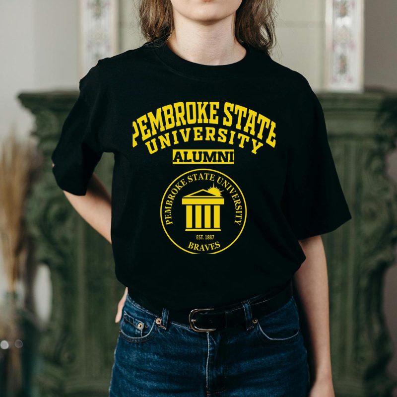 Pembroke State University Braves Alumni T-Shirt - Established 1887 - Image 2