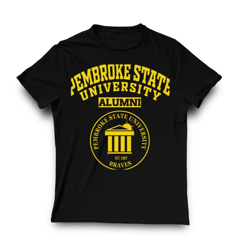 Pembroke State University Braves Alumni T-Shirt - Established 1887 - Image 3