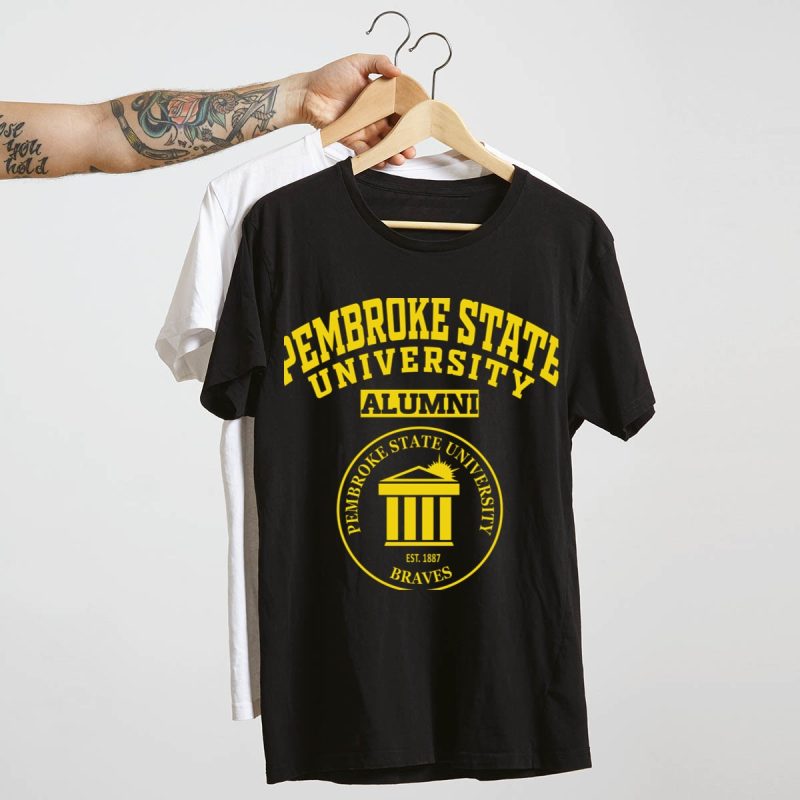 Pembroke State University Braves Alumni T-Shirt - Established 1887 - Image 4
