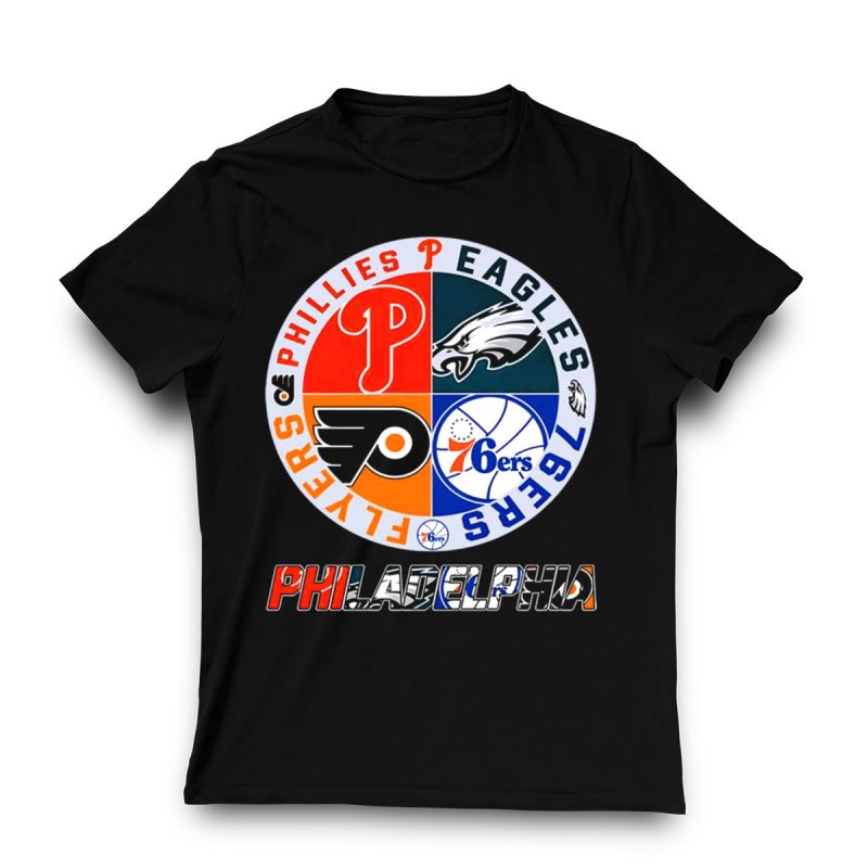 Philadelphia Sports Team T-Shirt - Phillies, Eagles, 76ers, Flyers Gear - Image 3