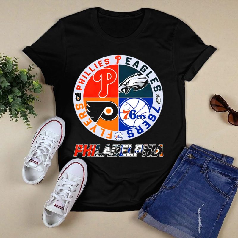 Philadelphia Sports Team T-Shirt - Phillies, Eagles, 76ers, Flyers Gear - Image 5