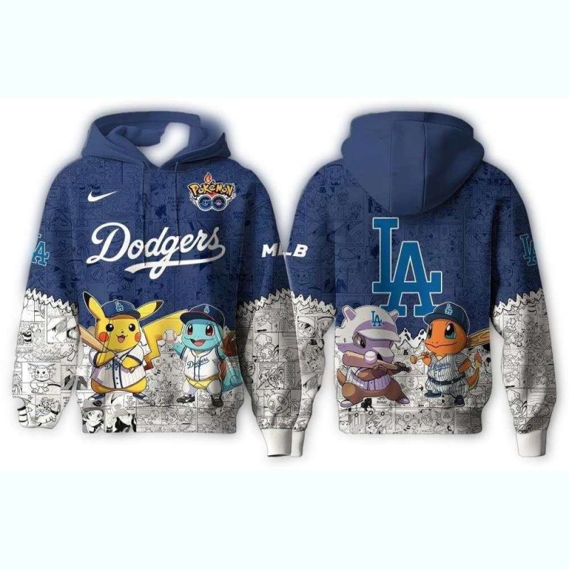 PREMIUM Los Angeles Dodgers Pokemon Hoodie