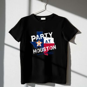 Houston Astros Party T-Shirt - Perfect For Texas Fans And Celebrations