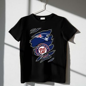 Patriots Washington Nationals Team Fusion T-Shirt For Fans