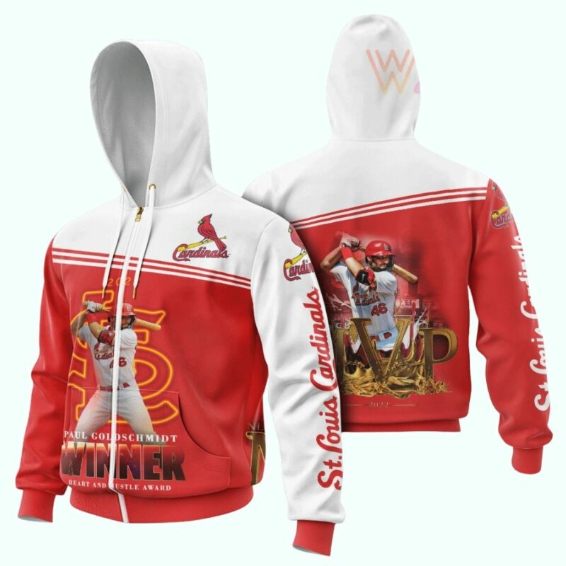 Paul Goldschmidt St. Louis Cardinals Unisex Graphic Hoodie - Image 2