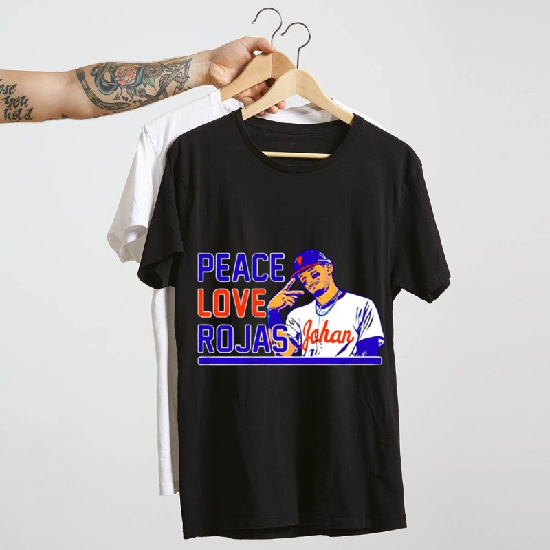Philadelphia Phillies Peace Love Rojas T-Shirt for Dedicated Fans - Image 4