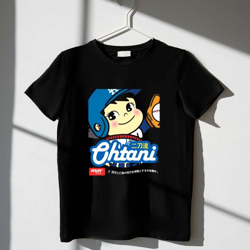 Peko Shohei Ohtani Cartoon Graphic T-Shirt for Fans