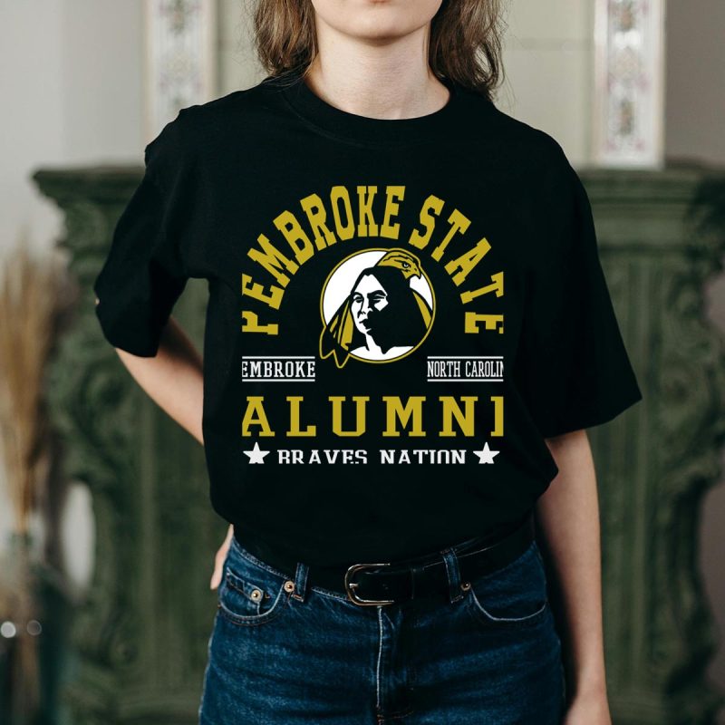 Pembroke State Alumni T-Shirt - Braves Nation, North Carolina Pride - Image 2
