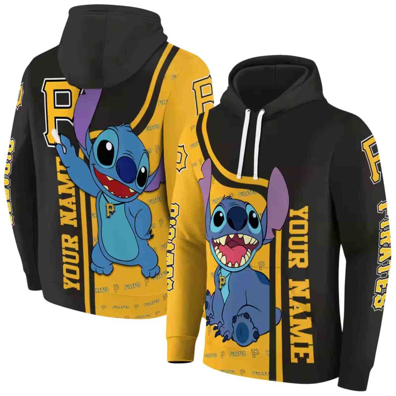 Peronalized Pittsburgh Pirates Stitch AOP Hoodie 1