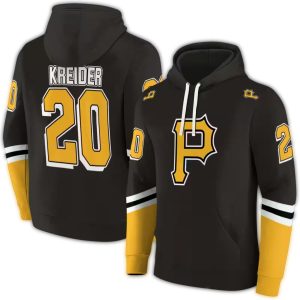 Peronalized Pittsburgh Pirates Striped All Over Print Hoodie