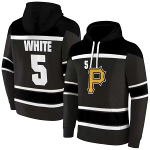 Peronalized Pittsburgh Pirates Triped Pattern All Over Print Hoodie