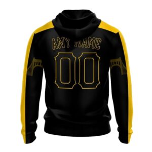 Custom Pittsburgh Pirates Bridge Graphic Hoodie - Unisex All Over Print