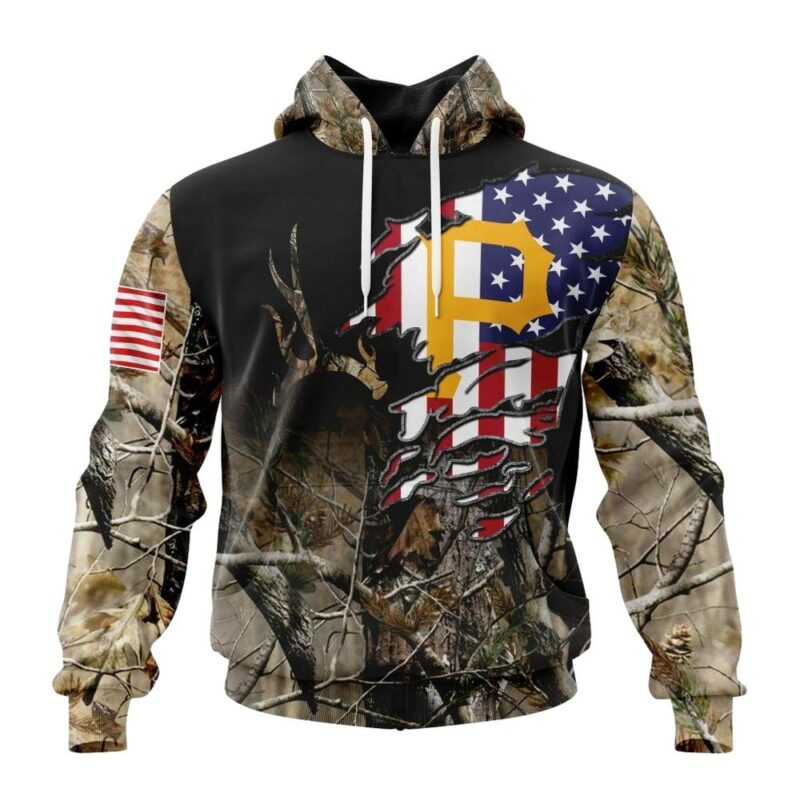 Personalized Pittsburgh Pirates Camo Realtree All Over Print Hoodie - Unisex Gift