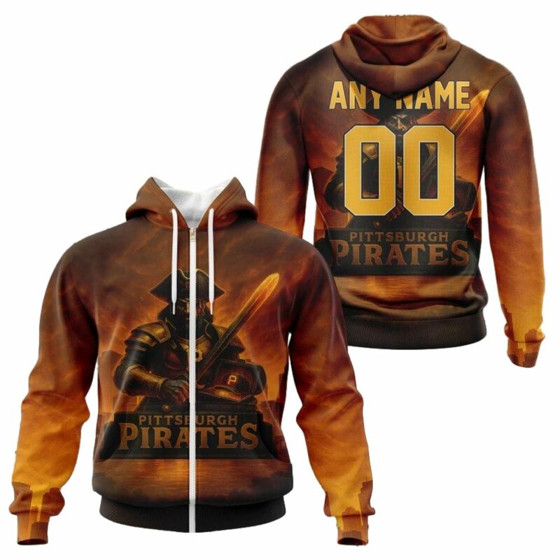 Personalized Pittsburgh Pirates All Over Print Aloha Hoodie for Fans - Image 2