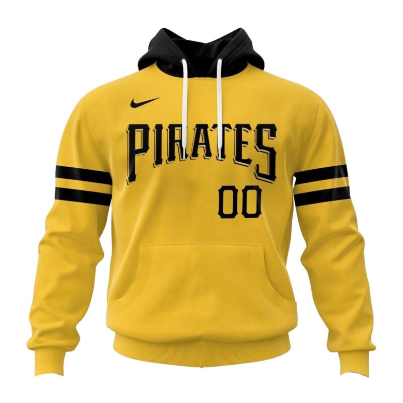 Custom Pittsburgh Pirates All Over Print Unisex Hoodie - Personalized Gift - Image 2