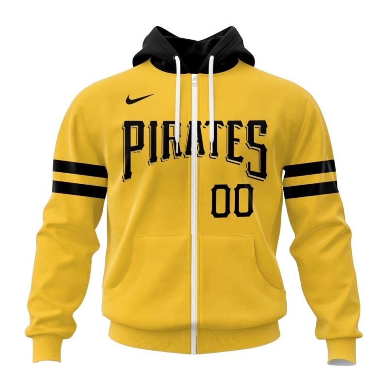 Custom Pittsburgh Pirates All Over Print Unisex Hoodie - Personalized Gift - Image 3