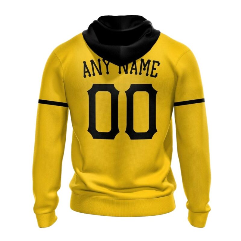 Custom Pittsburgh Pirates Yellow All Over Print Unisex Hoodie - Perfect Gift