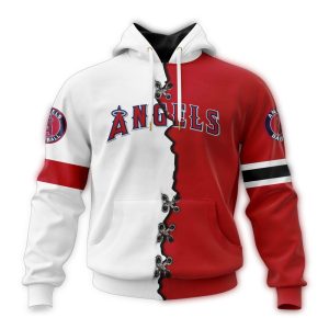 Personalized Angeles Angels Mix Jersey All Over Print Hoodie
