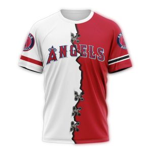 Personalized Angeles Angels Mix Jersey All Over Print T Shirt