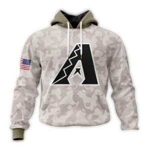 Personalized Arizona Diamondbacks Armed Forces Day All Over Print Hoodie