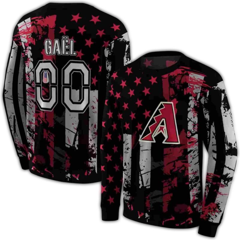 Personalized Arizona Diamondbacks Distressed Flag AOP Sweatshirt 1