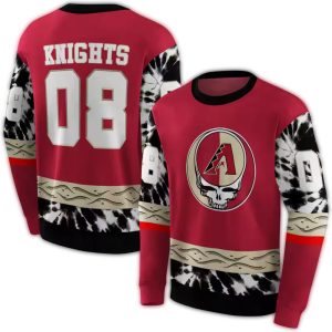 Personalized Arizona Diamondbacks Grateful Vibes All Over Print Sweatshirt