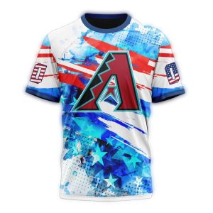 Personalized Arizona Diamondbacks Independence Day 4Th Of July All Over Print T Shirt