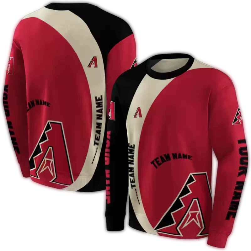Personalized Arizona Diamondbacks Minimalist AOP Sweatshirt 1