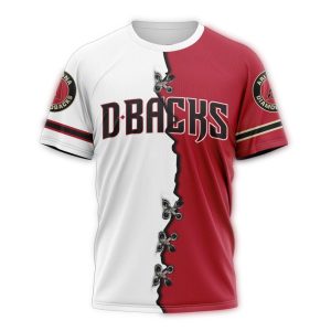 Personalized Arizona Diamondbacks Mix Jersey All Over Print T Shirt