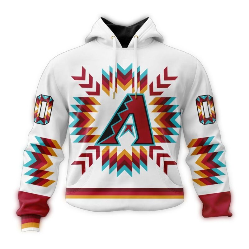 Personalized Arizona Diamondbacks Native AOP Hoodie 1