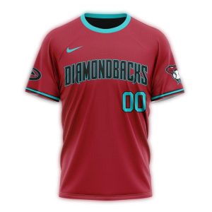 Personalized Arizona Diamondbacks Red All Over Print T Shirt